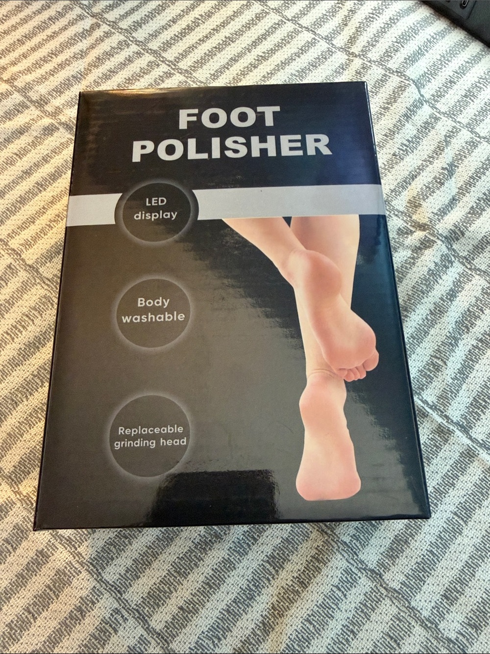 Foot Polisher Electric Callus Remover - Black Foot Care
